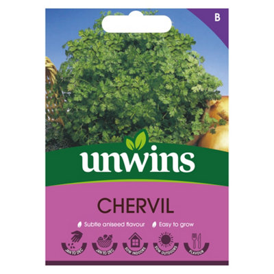Unwins Herb Chervil Easy To Grow Seeds