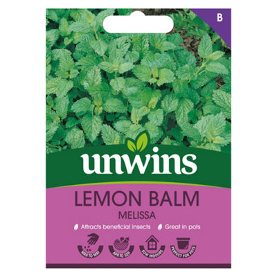 Unwins Herb Lemon Balm Melissa Easy To Grow Seeds from B&Q