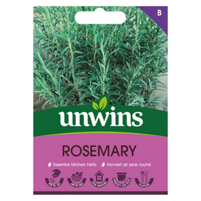 Unwins Herb Rosemary Easy To Grow Seeds