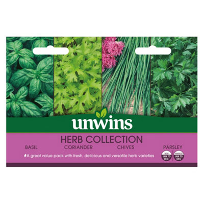 Unwins Herb Collection Pack Easy To Grow Seeds from B&Q