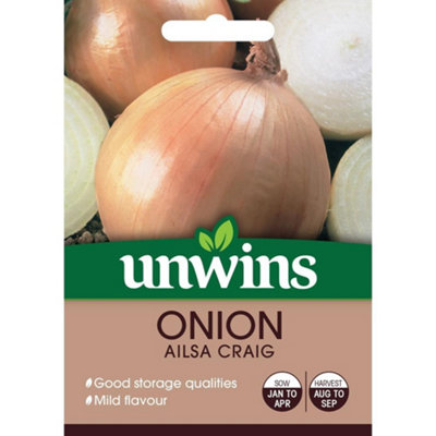 Unwins Unwin Vegetable Seeds Onion Ailsa Craig Seeds from B&Q