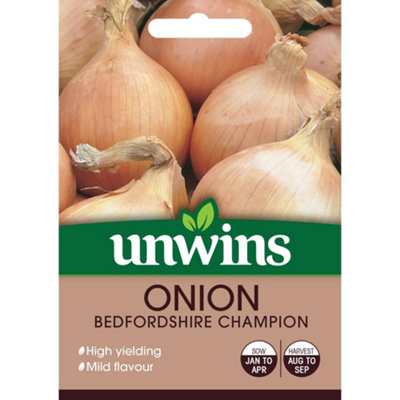 Unwins Vegetable Seeds Onion Bedfordshire Champion Seeds from B&Q