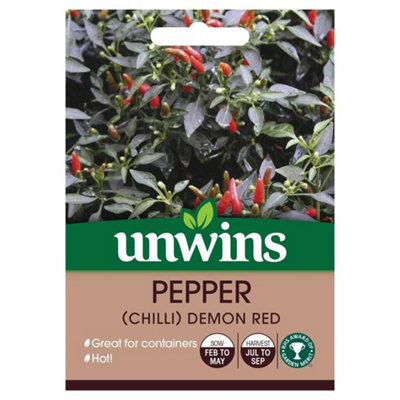 Unwins Vegetable Seeds Pepper Chilli Red Seeds from B&Q
