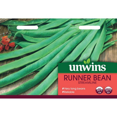 Unwins Vegetable Seeds Runner Bean Streamline from B&Q