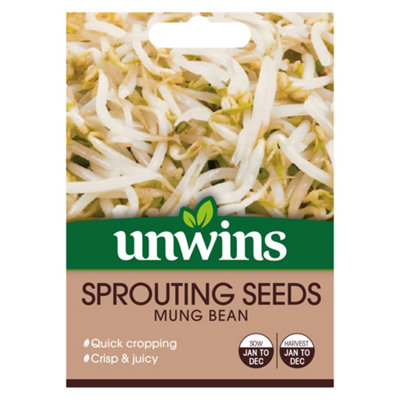 Unwins Sprouting Seeds Mung Bean Easy To Grow Seeds from B&Q