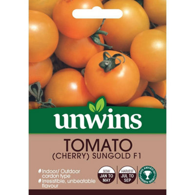 Unwins Vegetable SeedsTomato Cherry Sungold F1 from B&Q