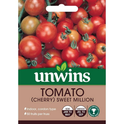 Unwins Vegetable SeedsTomato Cherry Sweet Million from B&Q