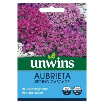 Unwins Flower SeedsAubrieta Spring Cascade from B&Q