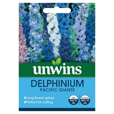 Unwins Flower SeedsDelphinium Pacific Giants from B&Q