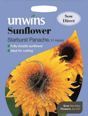 Unwins Flower SeedsSunflower Starburst Panache F1
