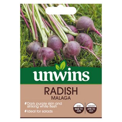 Unwins Radish Malaga Easy To Grow Seeds from B&Q