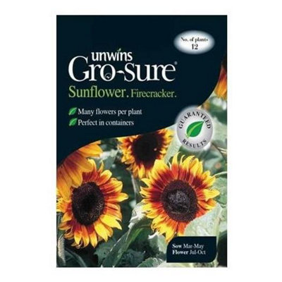 Unwins Flower SeedsSunflower Firecracker F1 from B&Q