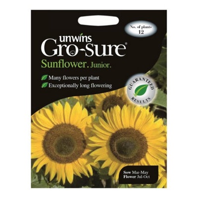 Unwins Flower SeedsSunflower Junior F1 from B&Q