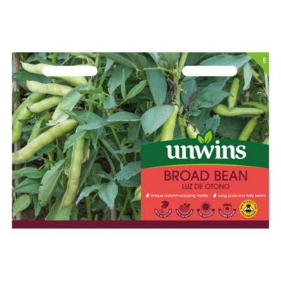 Unwins Broad Bean Luz De Otono Easy To Grow Seeds from B&Q