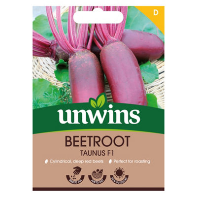 Unwins Beetroot Taunus F Easy To Grow Seeds from B&Q