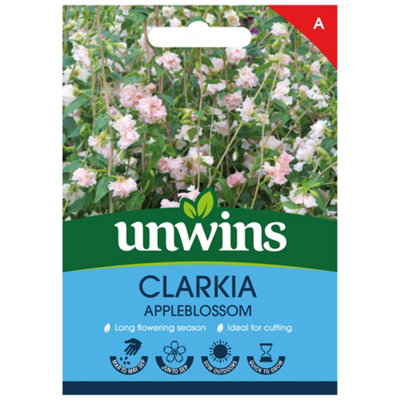 Unwins Clarkia Appleblossom Easy To Grow Seeds from B&Q