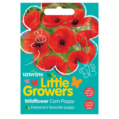 Unwins Little Growers Wildflower Corn Poppy from B&Q
