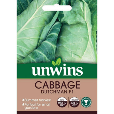 Unwins Vegetable Seeds Cabbage Dutchman F1 Seeds from B&Q