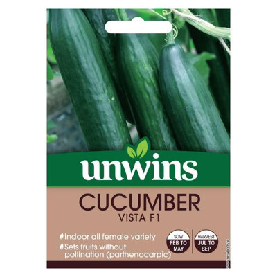 Unwins Vegetable Seeds Cucumber Vista F1 Seeds from B&Q