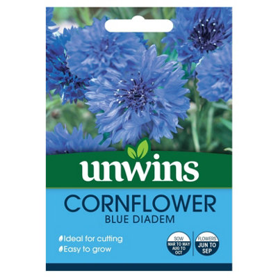 Unwins Flower SeedsCornflower Blue Diadem from B&Q