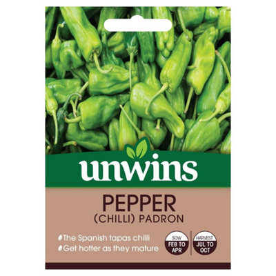 Unwins Vegetable Seeds Pepper Chilli Padron Seeds from B&Q