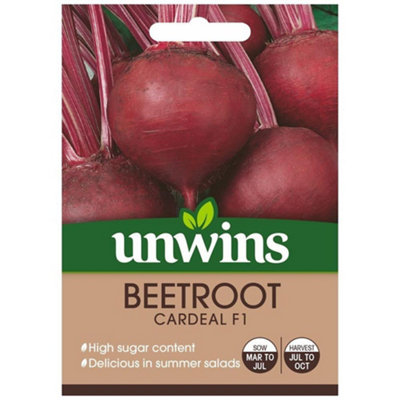 Unwins Vegetable Seeds Beetroot Cardeal F1  Seeds from B&Q