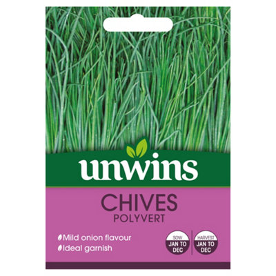 Unwins Herb Chives Polyvert Easy To Grow Seeds from B&Q