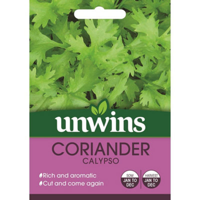 Unwins Herb Seeds Coriander Calypso Seeds