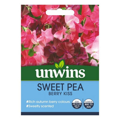 Unwins Flower SeedsSweet Pea Berry Kiss from B&Q
