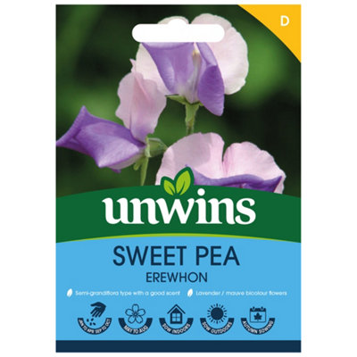 Unwins Sweet Pea Erewhon Easy To Grow Seeds from B&Q