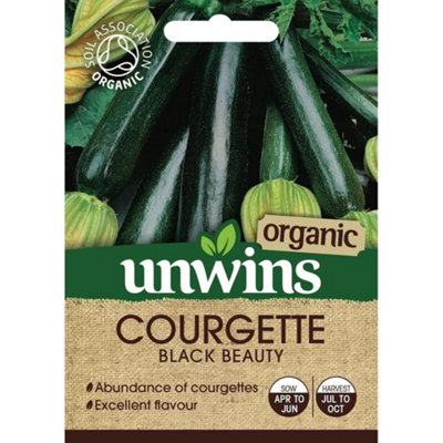 Unwins Unwin Vegetable Seeds Courgette Black Beauty from B&Q