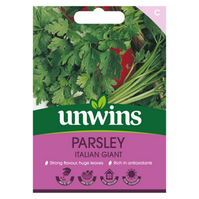Unwins Herb Parsley Italian Giant (Organic) from B&Q