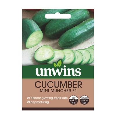 Unwins Vegetable Seeds Cucumber Mini F1 Seeds from B&Q