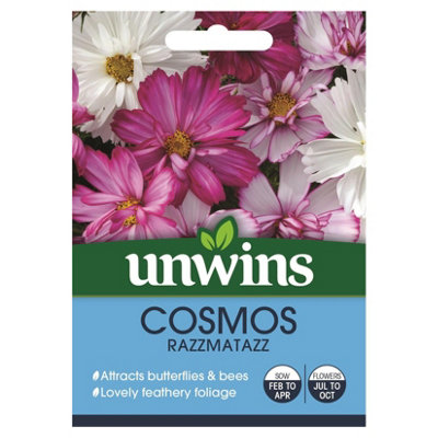 Unwins Flower SeedsCosmos Razzmatazz from B&Q