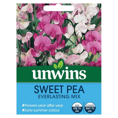 Unwins Flower SeedsSweet Pea Everlasting Mix from B&Q
