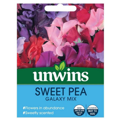 Unwins Flower SeedsSweet Pea Galaxy Mix from B&Q