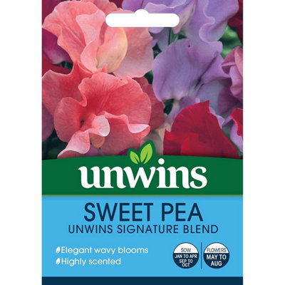 Unwin Flower Seeds Sweet Pea Unwins Signature Blend from B&Q