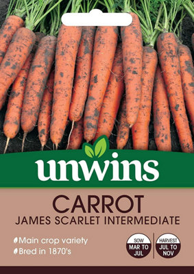 Unwins Vegetable SeedsCarrot James Scarlet Inter Seeds from B&Q