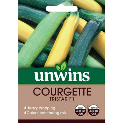 Unwins Unwin Vegetable Seeds Courgette Tristar F1 from B&Q