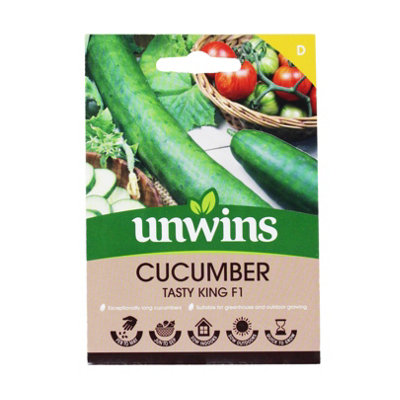 Unwins Vegetable Seeds Cucumber Tasty King F1 Seeds from B&Q