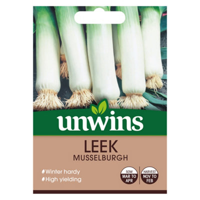 Unwins Leek Musselburgh Easy To Grow Seeds from B&Q