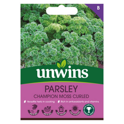 Unwins Herb Parsley Champion Moss Curled from B&Q