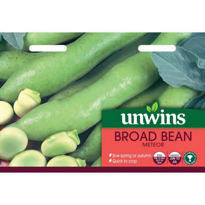 Unwins Vegetable Seeds Broad Bean Meteor from B&Q