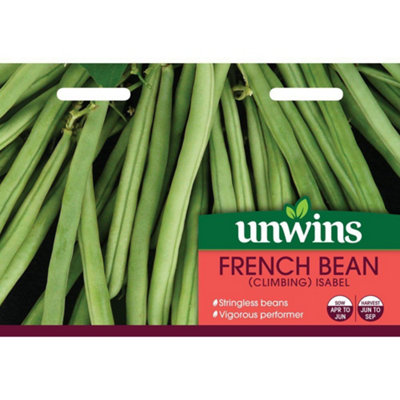Unwins Vegetable SeedsFrench Bean Isabel Seeds from B&Q