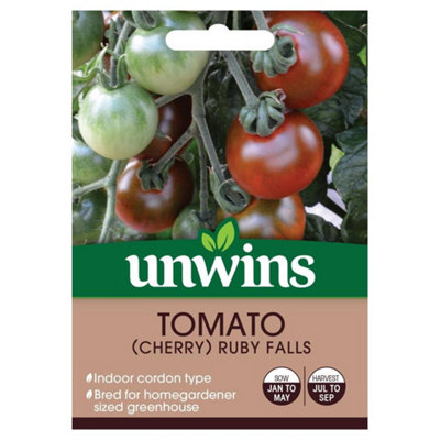 Unwins Vegetable SeedsTomato Cherry Ruby Falls from B&Q