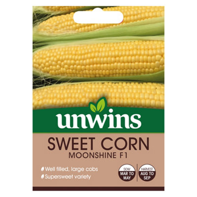 Unwins Sweetcorn Moonshine F Easy To Grow Seeds from B&Q