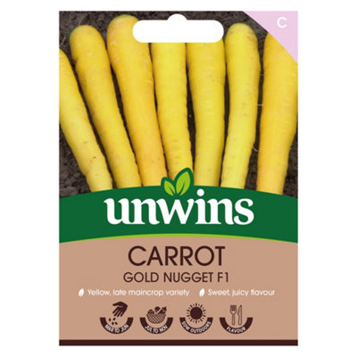 Unwins Carrot Gold Nugget F Easy To Grow Seeds from B&Q