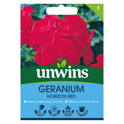 Unwins Geranium Horizon Red Easy To Grow Seeds from B&Q
