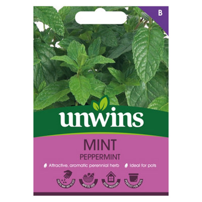 Unwins Herb Peppermint Easy To Grow Seeds