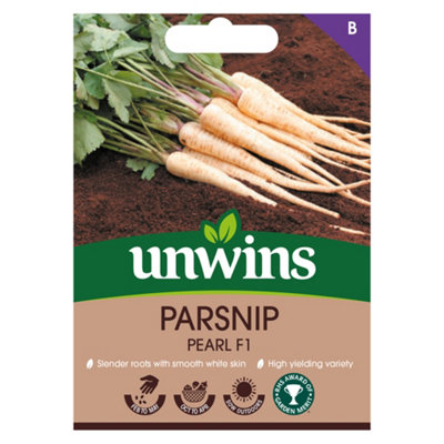 Unwins Parsnip Pearl F Agm Easy To Grow Seeds from B&Q